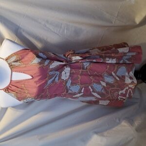 Bar III Keyhole Neck Side Tie Dress SZ SM